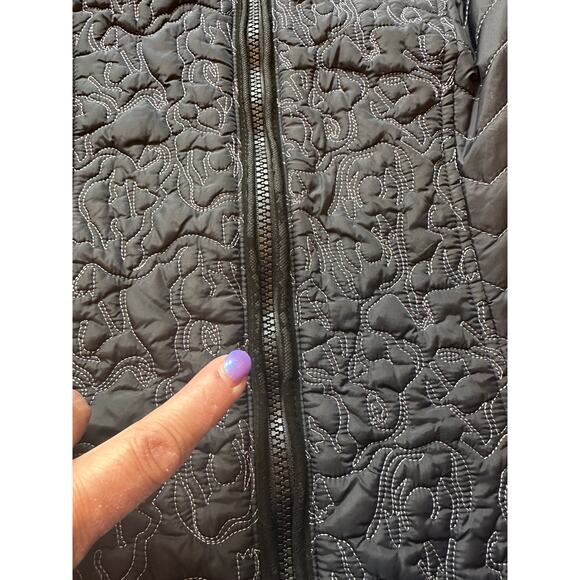 Kerrits Equestrian Vest with horse print quilting Size Small Black - Picture 7 of 7